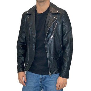 Faux Leather Moto Jacket